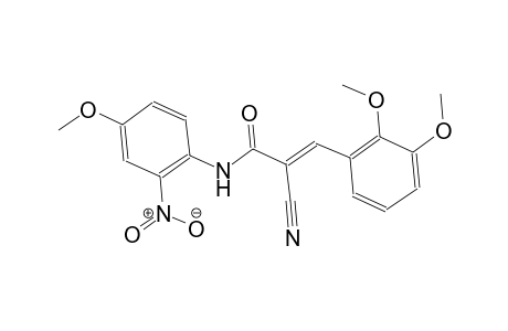 (2E)-2-cyano-3-(2,3-dimethoxyphenyl)-N-(4-methoxy-2-nitrophenyl)-2-propenamide