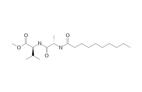 L-Valine, N-[N-(1-oxodecyl)-L-alanyl]-, methyl ester