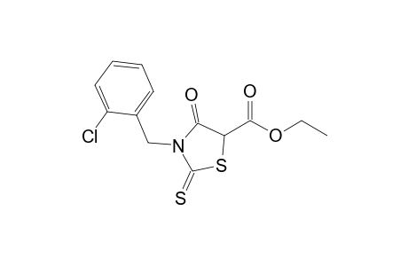 ETHYL-3-(2-CHLOROBENZYL)-4-OXO-2-THIOXO-1,3-THIAZOLANE-5-CARBOXYLATE