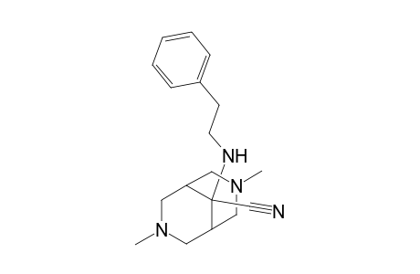 3,7-Dimethyl-9-phenethylamino-3,7-diazabicyclo[3.3.1]nonane-9-carbonitrile