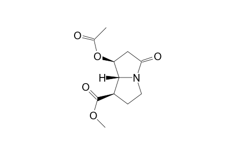5(R)-1-Aza-4(R)-carbomethoxy-6(S)-(acetyloxy)bicyclo[3.3.0]octan-8-one