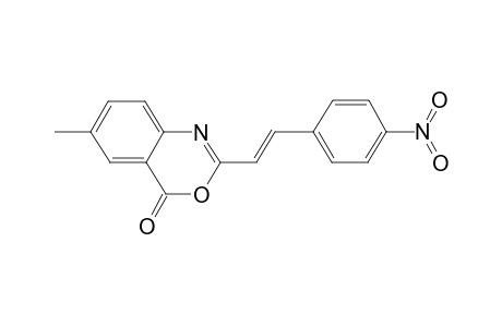 6-Methyl-2-[(E)-2-(4-nitrophenyl)ethenyl]-4H-3,1-benzoxazin-4-one