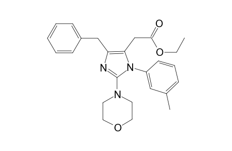 Ethyl 2-(4-Benzyl-2-morpholino-1-(m-tolyl)-1H-imidazol-5-yl)-acetate