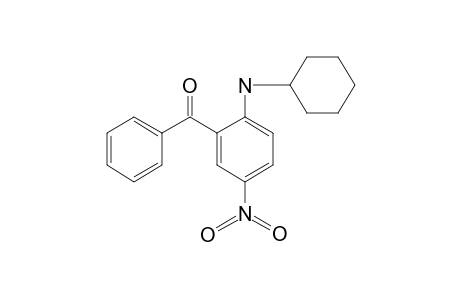 2-Cyclohexylamino-5-nitrobenzophenone