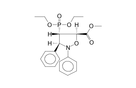 TRANS-2,3-DIPHENYL-4-DIETHOXYPHOSPHONO-5-CARBOMETHOXYISOXAZOLIDINE