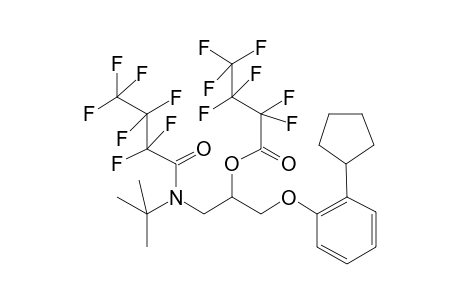 Penbutolol, N,o-bis-heptafluorobutyryl-