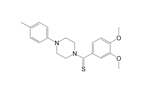 4-thioveratroyl-1-(p-tolyl)piperazine