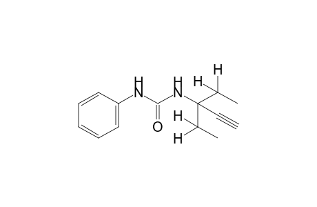 1-(1,1-diethyl-2-propynyl)-3-phenylurea