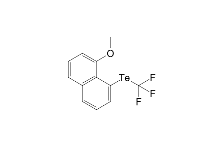 1-[(Trifluoromethyl)telluro]-8-methoxynapthalene