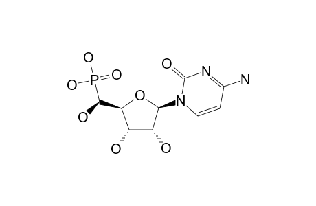 [(S)-[(2S,3S,4R,5R)-5-(4-amino-2-keto-pyrimidin-1-yl)-3,4-dihydroxy-tetrahydrofuran-2-yl]-hydroxy-methyl]phosphonic acid
