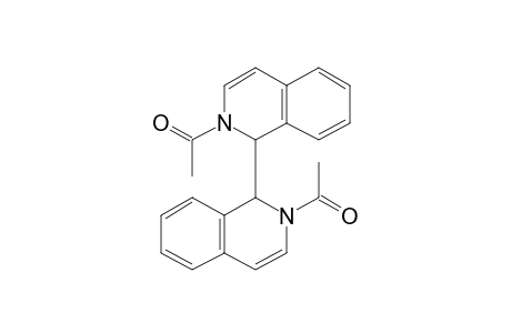 1,1'-Bisisoquinoline, 2,2'-diacetyl-1,1',2,2'-tetrahydro-