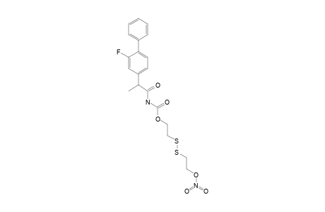 2-[[2-(NITROOXY)-ETHYL]-DISULFANYL]-ETHYL-[2-(2-FLUORO-[1,1'-BIPHENYL]-4-YL)-PROPANOYL]-CARBAMATE;MAJOR-COMPONENT