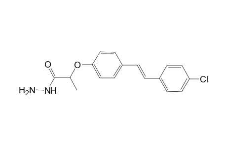 E-4-Chloro-4'-(1-[hydrazinocarbonyl]-ethoxy)-stilbene