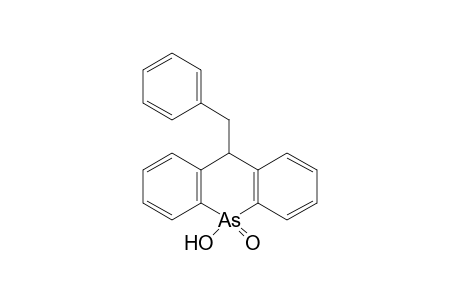 10-benzyl-5,10-dihydro-5-hydroxyacridarsine, 5-oxide