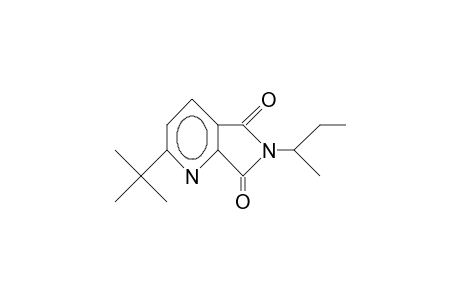 5H-Pyrrolo[3,4-b]pyridine-5,7(6H)-dione, 2-(1,1-dimethylethyl)-6-(1-methylpropyl)-6-tert-Butyl-N-(1-methylpropyl)-2,3-pyridinecarboximide