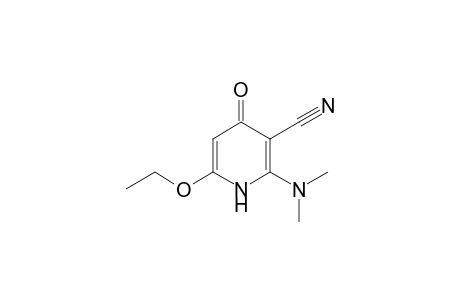 2-(dimethylamino)-6-ethoxy-4-oxo-1,4-dihydropyridine-3-carbonitrile