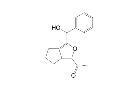 1-[1-[hydroxy(phenyl)methyl]-5,6-dihydro-4H-cyclopenta[c]furan-3-yl]ethanone