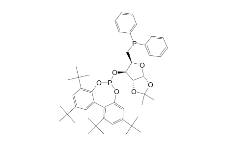 3-(3,3',5,5'-TETRA-TERT.-BUTYL-1,1'-BIPHENYL-2,2'-DIYL)-PHOSPHITE-5-DEOXY-1,2-O-ISOPROPYLIDENE-5-DIPHENYLPHOSPHINE-ALPHA-D-XYLOFURANOSE