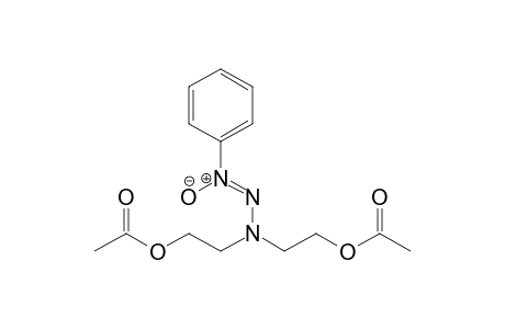 N(1)-Phenyl-3,3-bis[2'-(methylcarbonyloxy)ethyl]triazene-1-oxide