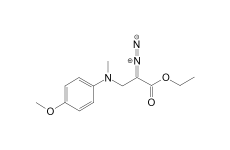 Ethyl 2-diazo-3-((4-methoxyphenyl)(methyl)amino)propanoate