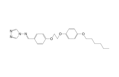 N-[(E)-(4-{2-[4-(hexyloxy)phenoxy]ethoxy}phenyl)methylidene]-4H-1,2,4-triazol-4-amine