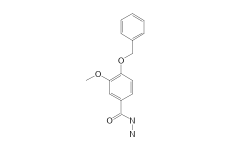 4-(benzyloxy)-3-methoxybenzoic acid, hydrazide