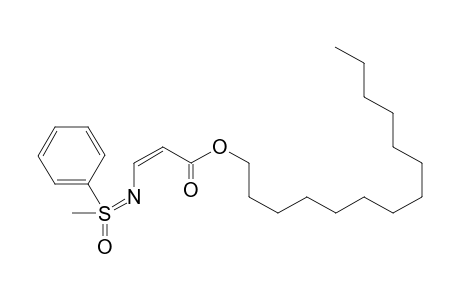 (Z)-N-[2-(n-Tetradecyloxycarbonyl)]vinyl-S-phenyl-S-methyl sulfoximine