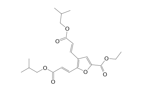 4,5-Bis-((E)-2-isobutoxycarbonyl-vinyl)-furan-2-carboxylic acid ethyl ester