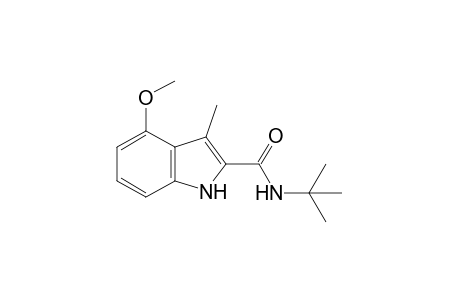 N-tert-butyl-4-methoxy-3-methylindole-2-carboxamide