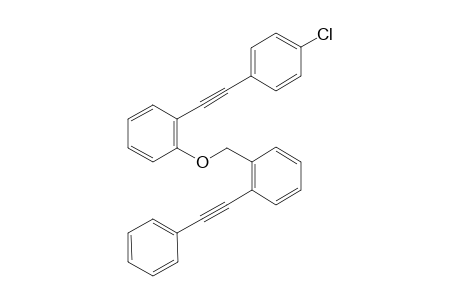 1-((4-Chlorophenyl)ethynyl)-2-((2-(phenylethynyl)benzyl)oxy)benzene