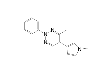 4-Methyl-5-(N-methylpyrrol-3'-yl)-2-phenyl-2,5-dihydro-1,2,3-triazine