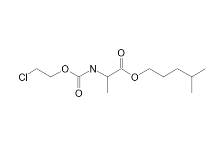 L-Alanine, N-(2-chloroethoxycarbonyl)-, isohexyl ester