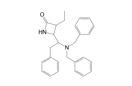 4-[1-(dibenzylamino)-2-phenyl-ethyl]-3-ethyl-azetidin-2-one