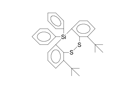 2,9-Di-tert-butyl-11,11-diphenyl-11H-dibenzo(C,F)(1,2,5)dithia-silepin