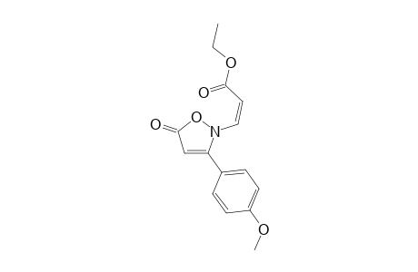 Ethyl (Z)-3-{3-(4-methoxyphenyl)-5-oxo-2,5-dihydroisoxazol-2-yl}propenoate