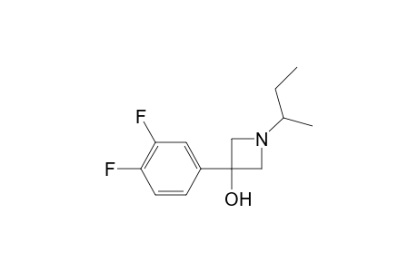 1-sec-butyl-3-(3,4-difluorophenyl)azetidin-3-ol