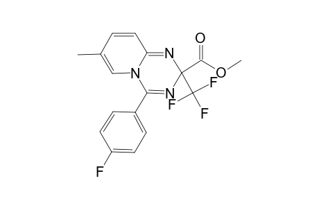 4-(4-Fluoro-phenyl)-7-methyl-2-trifluoromethyl-2H-pyrido[1,2-a][1,3,5]triazine-2-carboxylic acid methyl ester