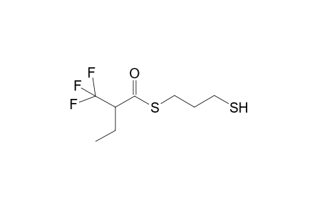 3-Mercaptopropyl 2-(Trifluoromethyl)butanoic acid S-ester