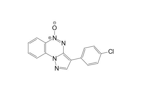 3-(p-chlorophenyl)pyrazolo[5,1-c][1,2,4]benzotriazine, 5-oxide