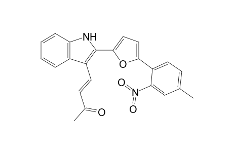 (3E)-4-{2-[5-(4-Methyl-2-nitrophenyl)-2-furyl]-1H-indol-3-yl}but-3-en-2-one