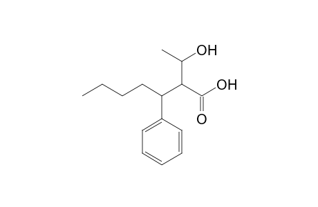 2-(1-Hydroxyethyl)-3-phenylheptanoic acid