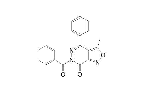 6-BENZOYL-3-METHYL-4-PHENYLISOXAZOLO-[3,4-D]-PYRIDAZIN-7-(6H)-ONE