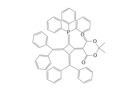 1,3-Dioxane-4,6-dione, 5-[2,3-bis(diphenylmethylene)-4-(triphenylphosphoranylidene)cyclobutylidene]-2,2-dimethyl-