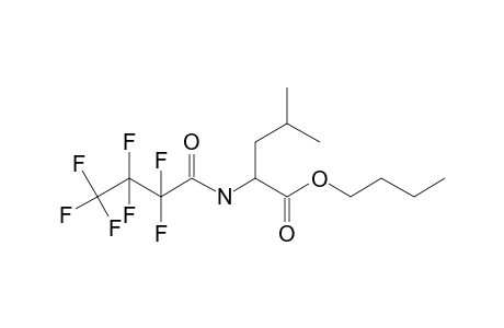 L-Leucine, N-heptafluorobutyryl-, butyl ester