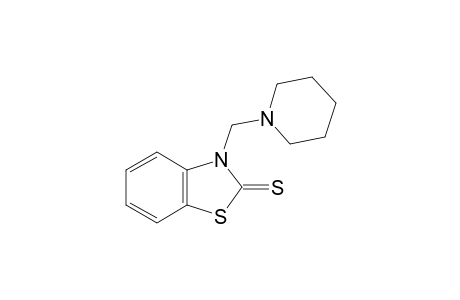 3-(piperdinomethyl)-2-benzothiazolinethione
