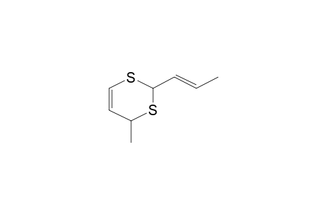 4H-1,3-DITHIIN, 4-METHYL-2-(1-PROPENYL)-