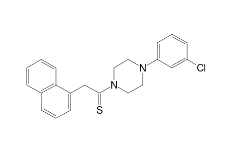 1-(m-chlorophenyl)-4-(1-naphthylthioacetyl)piperazine