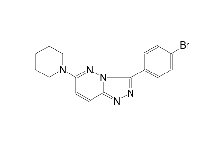 [1,2,4]triazolo[4,3-b]pyridazine, 3-(4-bromophenyl)-6-(1-piperidinyl)-