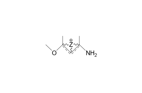 2,4-Dimethyl-1-aza-5-oxo-hexadienium cation