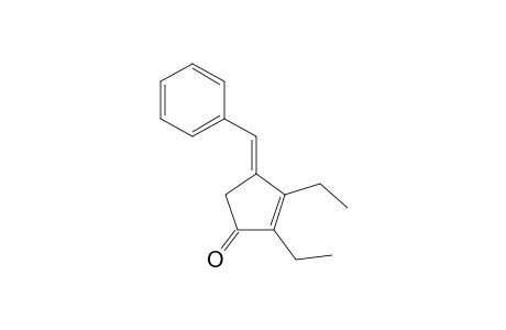 (E)-4-Benzylidene-2,3-diethylcyclopent-2-enone